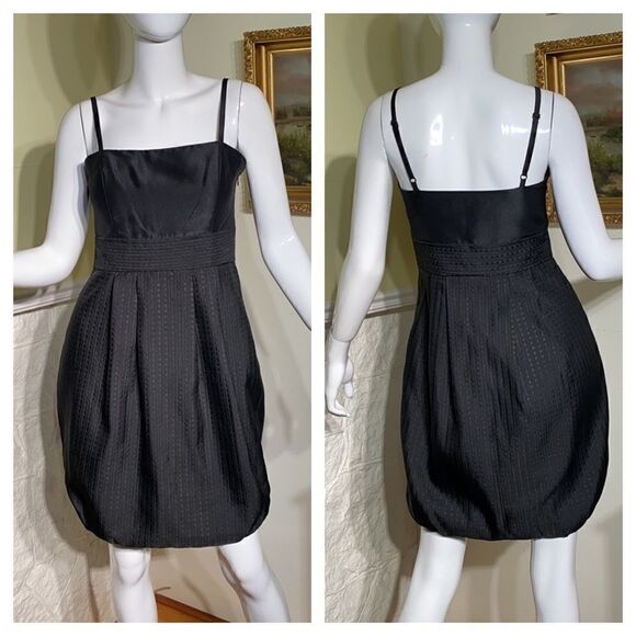 BCBG Paris LBD Black Cocktail Mini Dress - Picture 1 of 12